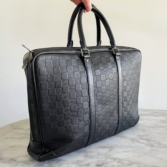 Louis Vuitton Black Damier Infini Porte-Documents Voyage - Picture 3 of 7